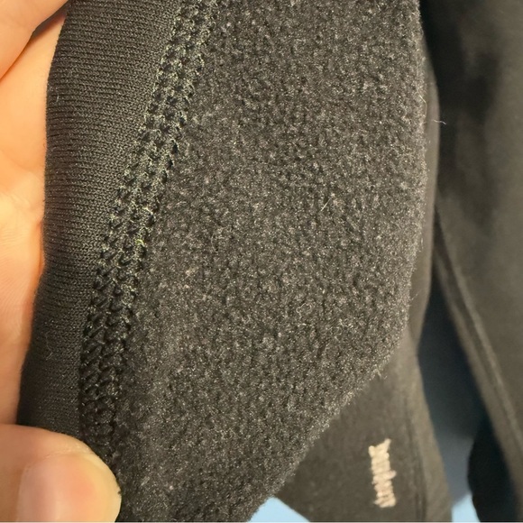 Patagonia‎ Capilene Black Long-Sleeved Size L Fleece Lined Crew - Picture 5 of 6
